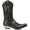 New Rock - 7921 PULIK ACERO E ITALI NEGRO Des bottes de cowboy - Noir/Couleur argent Product image